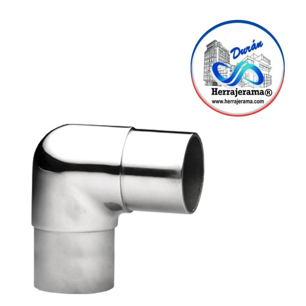 HERRALUM 1380003112SA ABA CODO RECTO 38.1mm AC INOX 304 A 90° MOD CT200