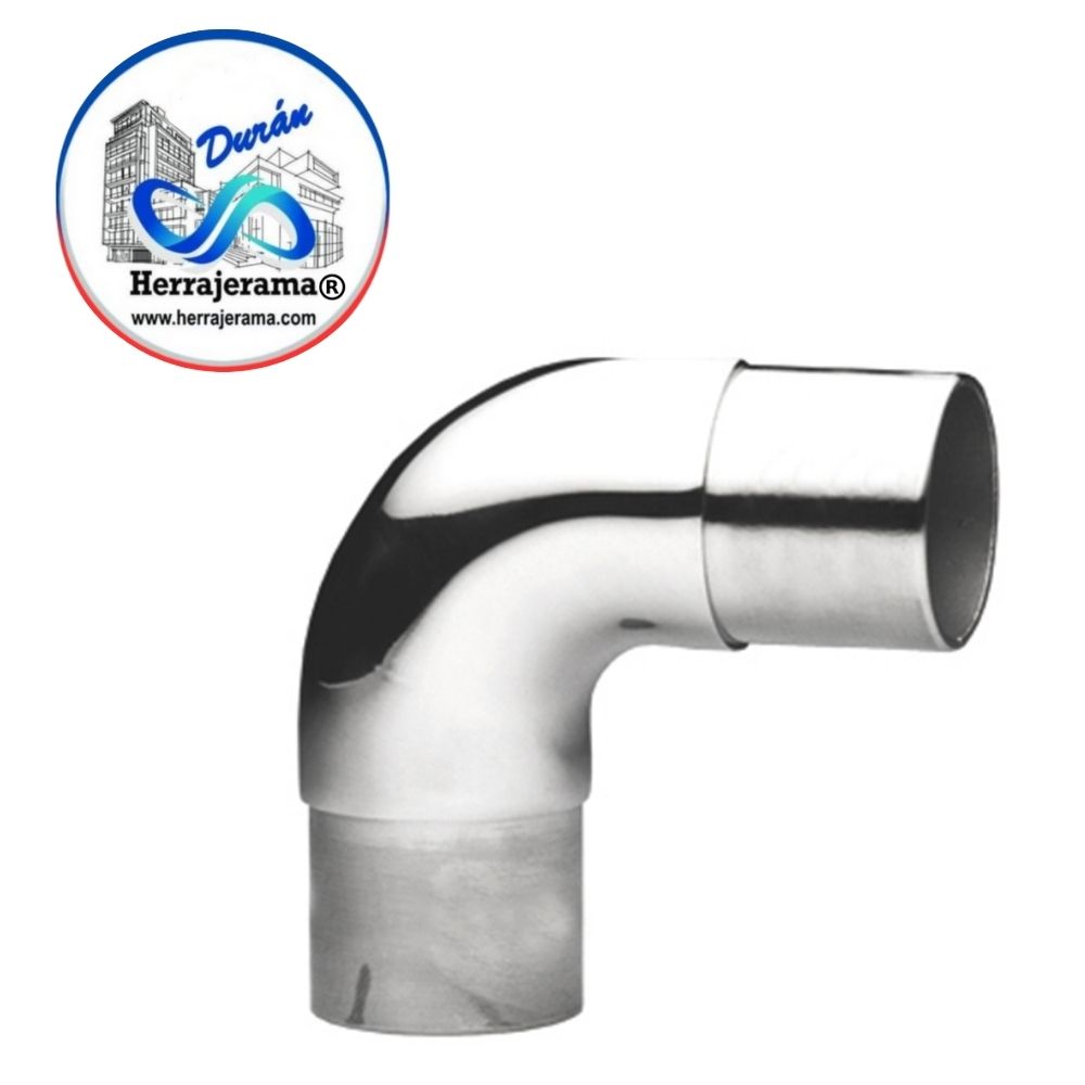 HERRALUM 1380004200SA ABA CODO CURVO 50.8mm AC INOX 304 A 90° MOD CT201