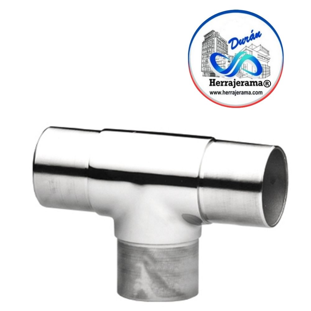 HERRALUM 1380005112SA ABA CODO RECTO 38.1mm AC INOX 304 TIPO "T" MOD CT2