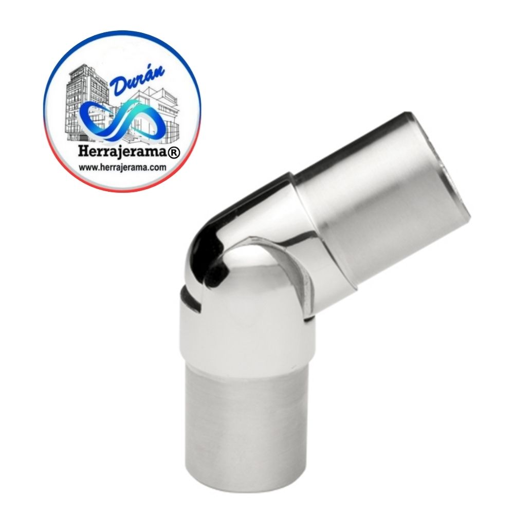 HERRALUM 1380007012SA ABA CODO AJUSTABLE 12.7mm AC INOX C304 MOD SA406