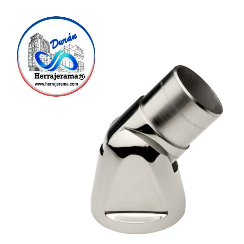 HERRALUM 1380013112SA ABA BASE 38.1mm A INOX 304 SUELO-PARED AJUS MOD SA