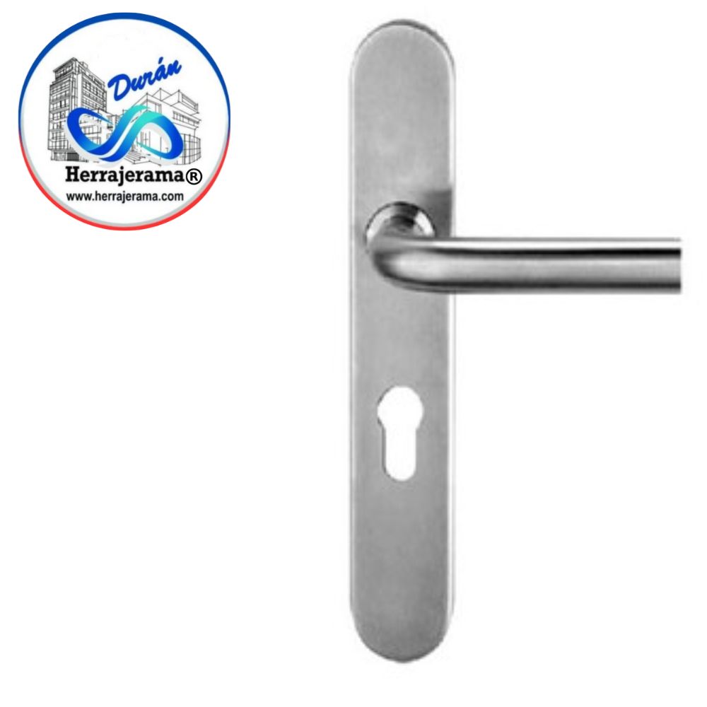 BRUKEN MANIJA TUBULAR "L" CON PLACA OVALADA