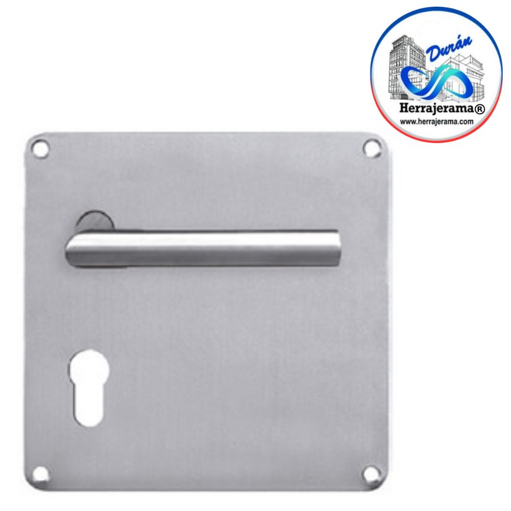 BRUKEN MANIJA TUBULAR "L" CON PLACA CUADRADA