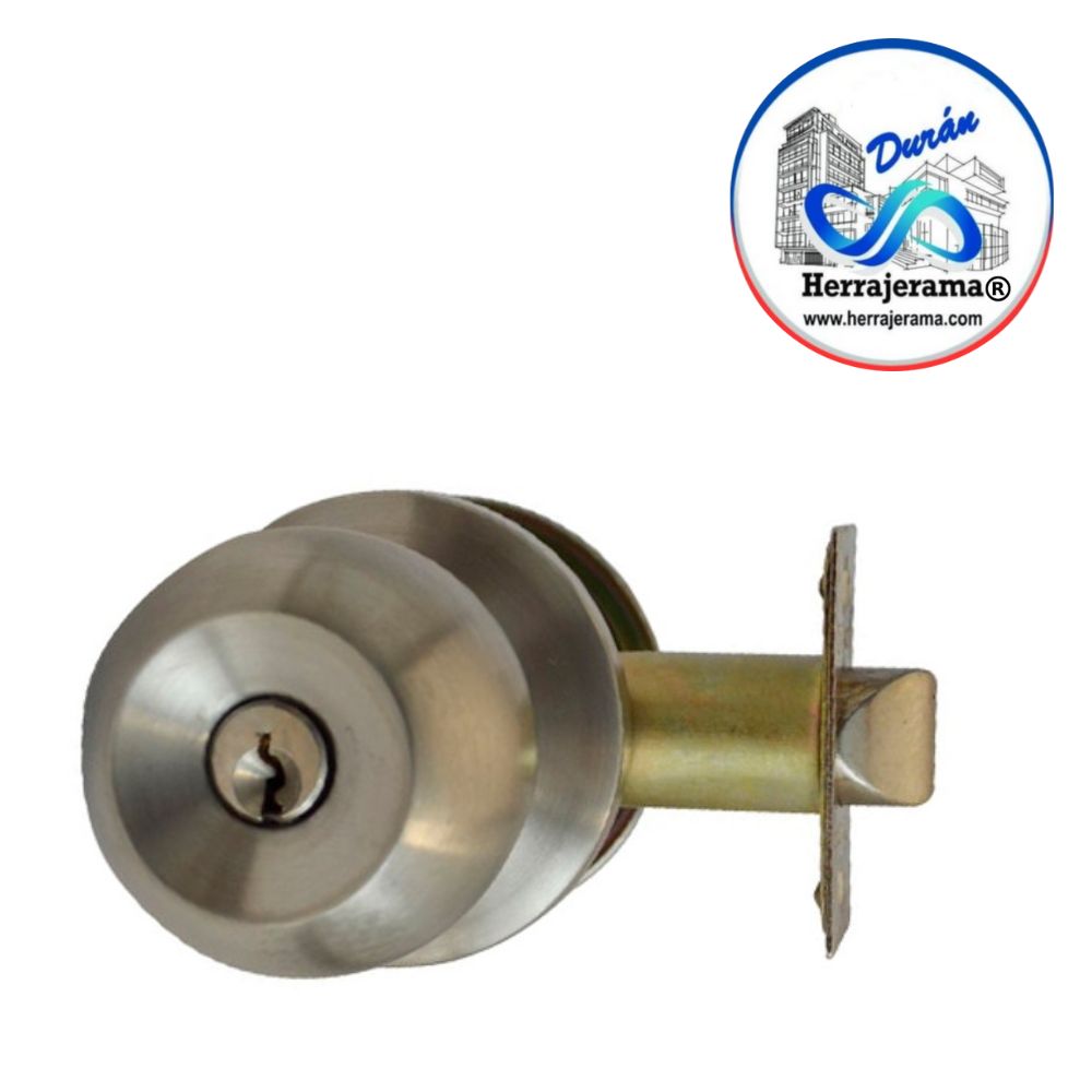 BRUKEN CERRADURA POMO CILÍNDRICA FUNCIÓN LLAVE,MX66596