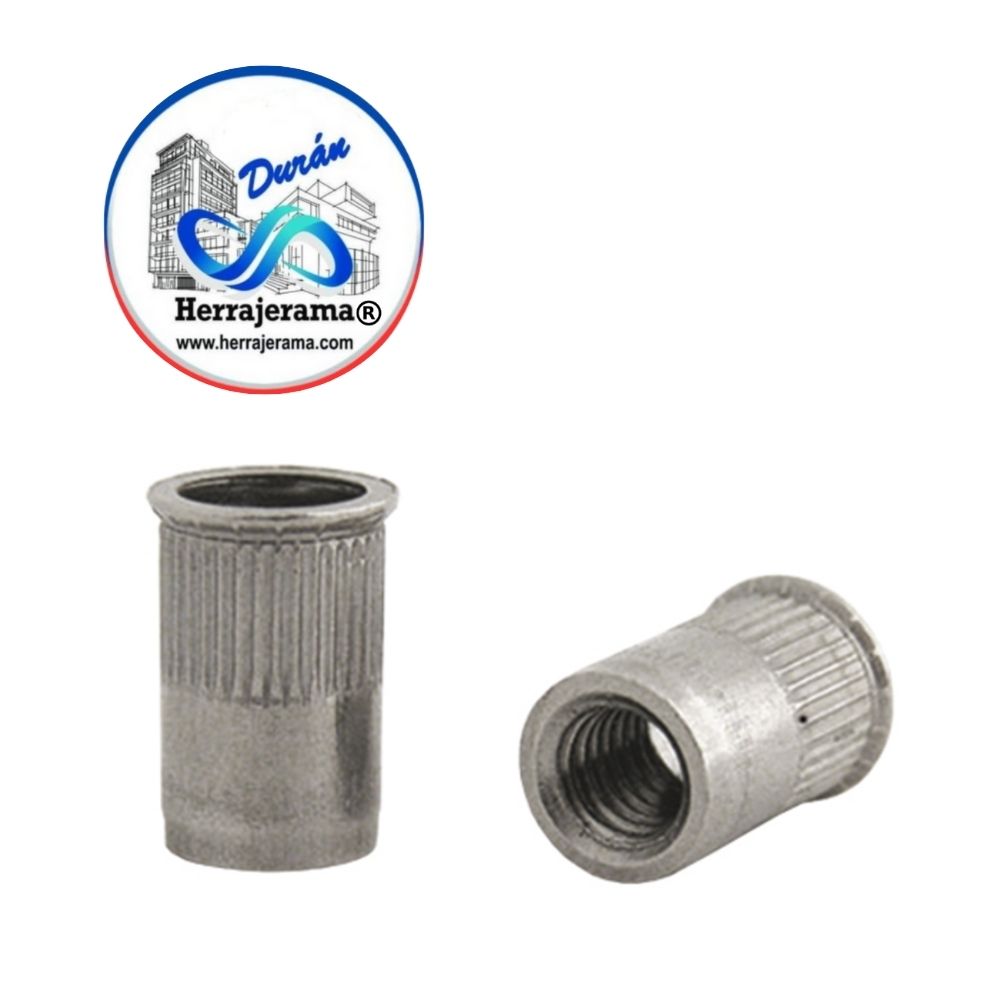HERRALUM 138001800 ABA BOLSA (10PZ) TUERCA AC INOX REMACHABLE M6 C/BA