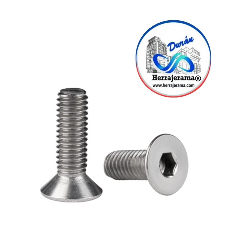 HERRALUM 138002000 ABA BOLSA (10PZ) TORNILLO AC INOX C/P ALLEN M6 DIN