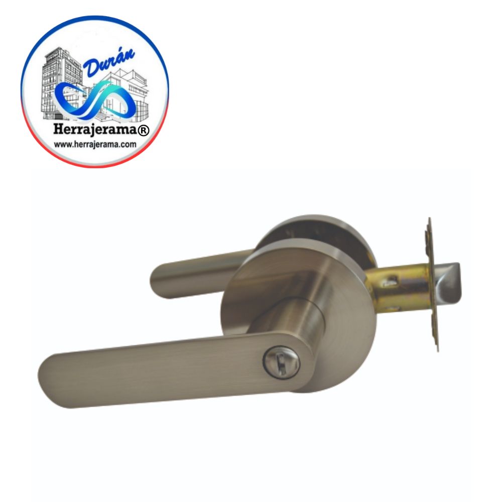 BRUKEN CERRADURA TUBULAR 4742 PRIV (BAÑO) NIQUEL SATÍN,MX66610