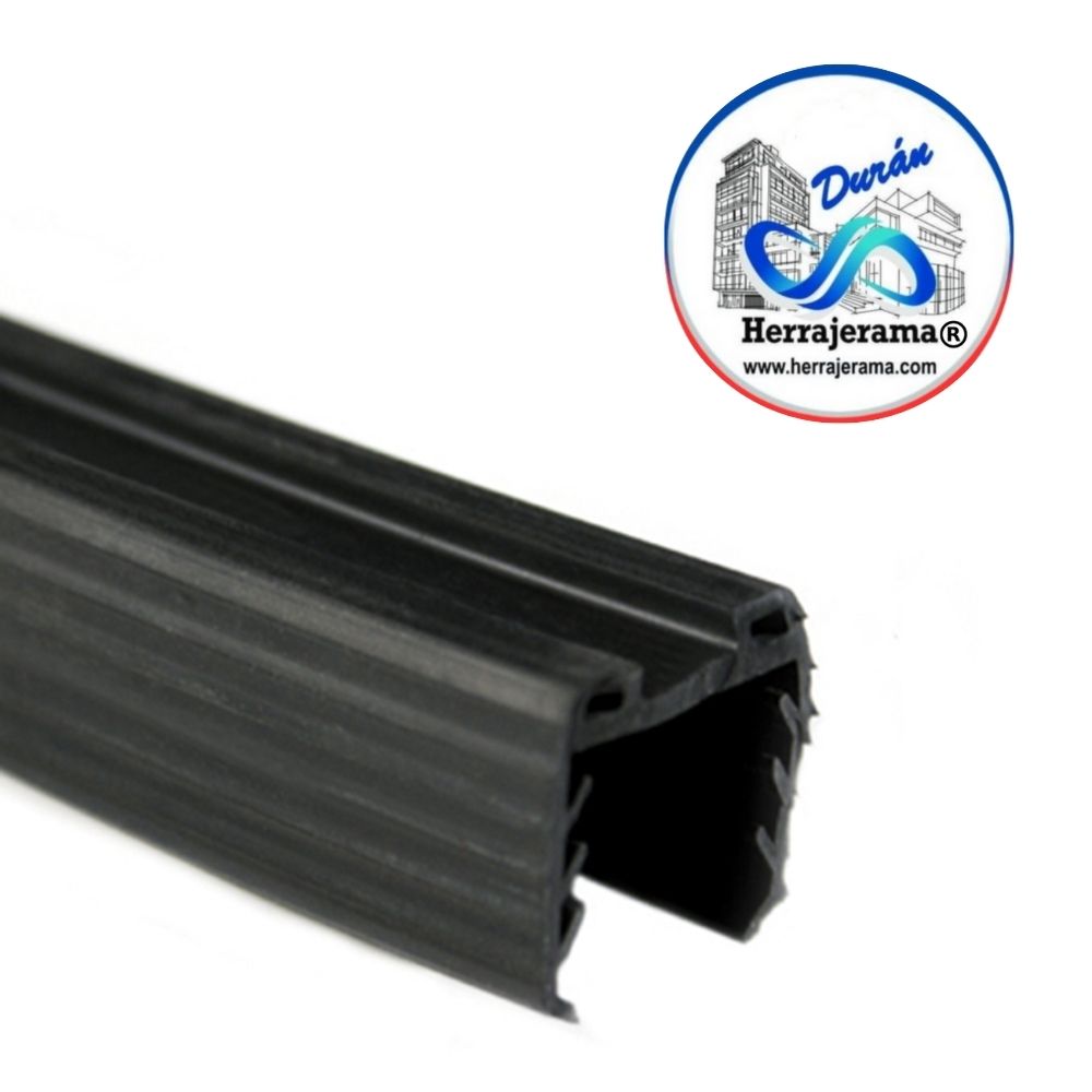 HERRALUM 1380048600NE ABA EMPAQUE DE EPDM 6.00MT LARGO P/VIDRIO 8-11.5mm