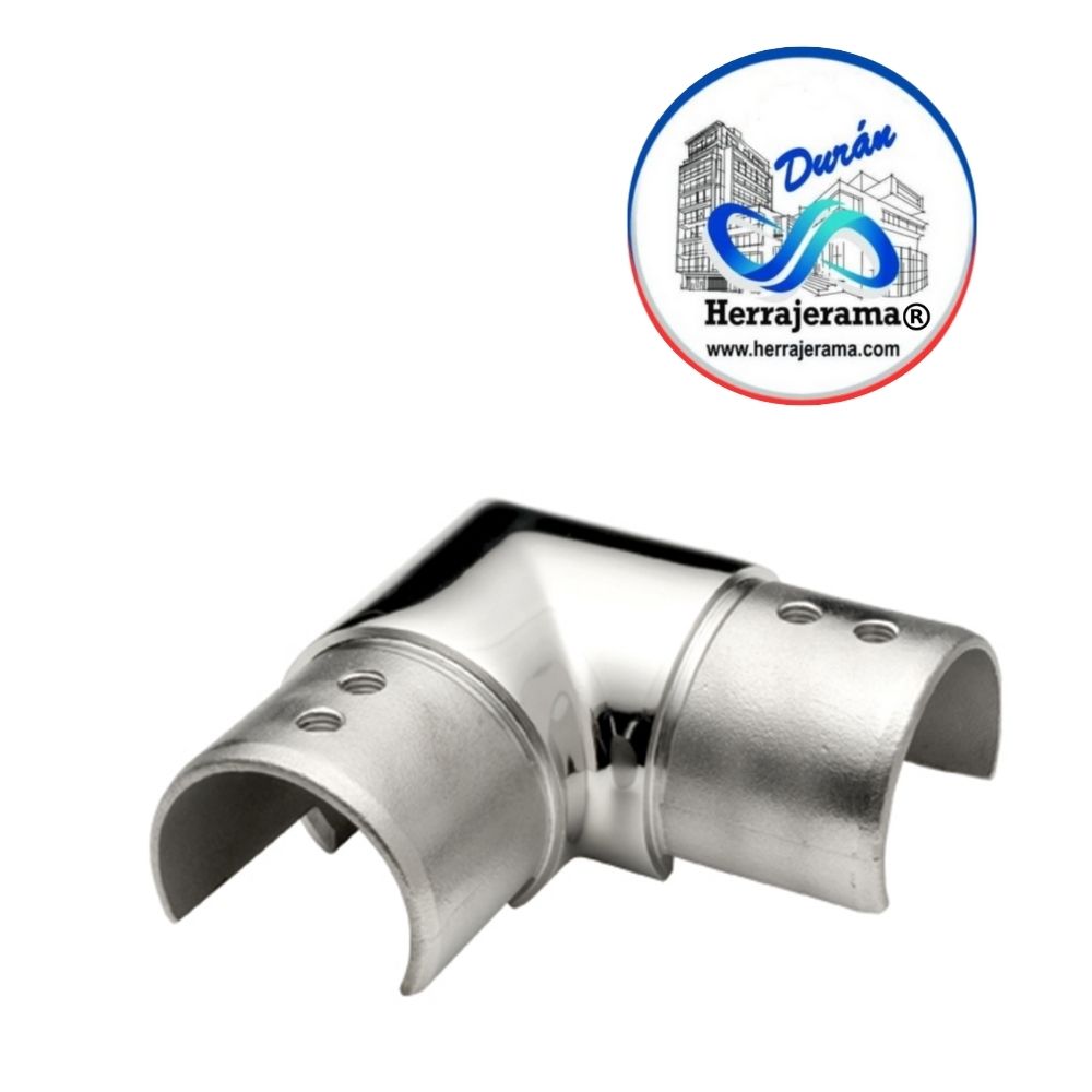 HERRALUM 1380051SA ABA CODO A 90° AC INOX 304 CT211 SATIN