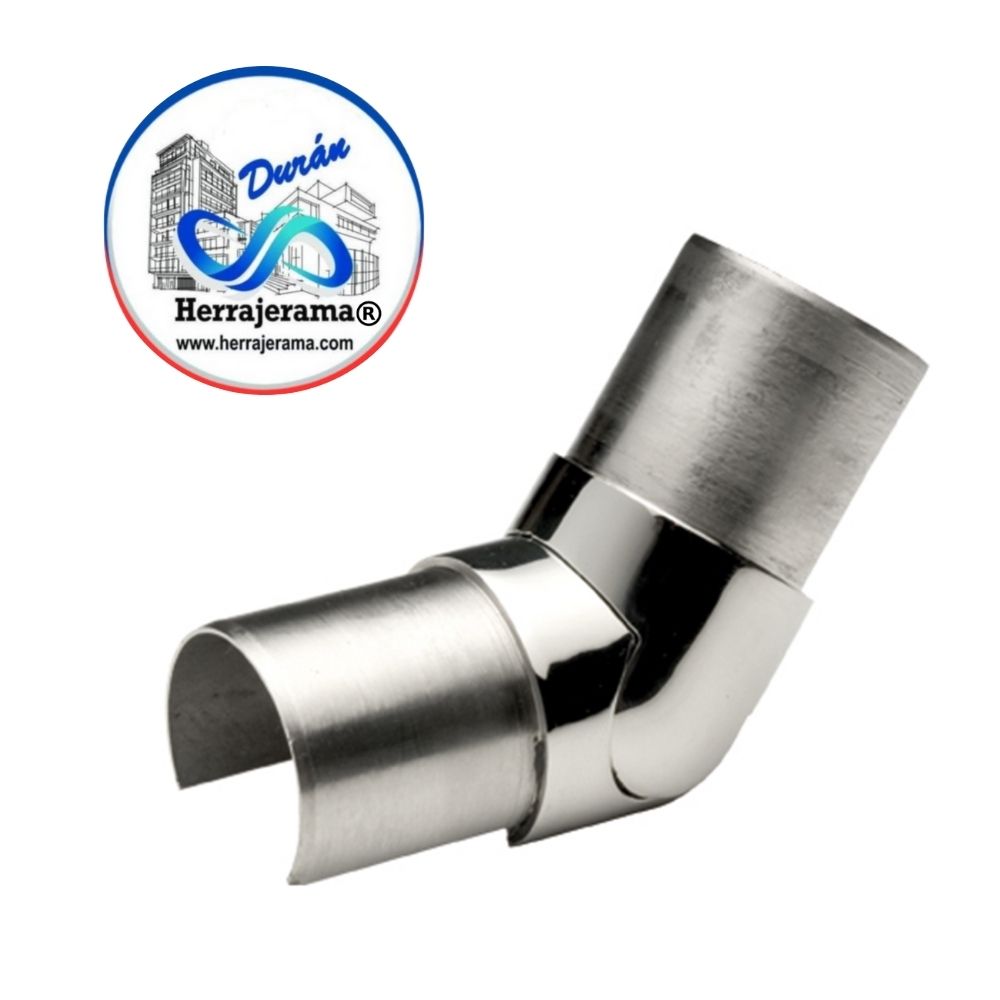 HERRALUM 1380053SA ABA CODO AJUSTABLE A 55° AC INOX 304 SA416 SATIN