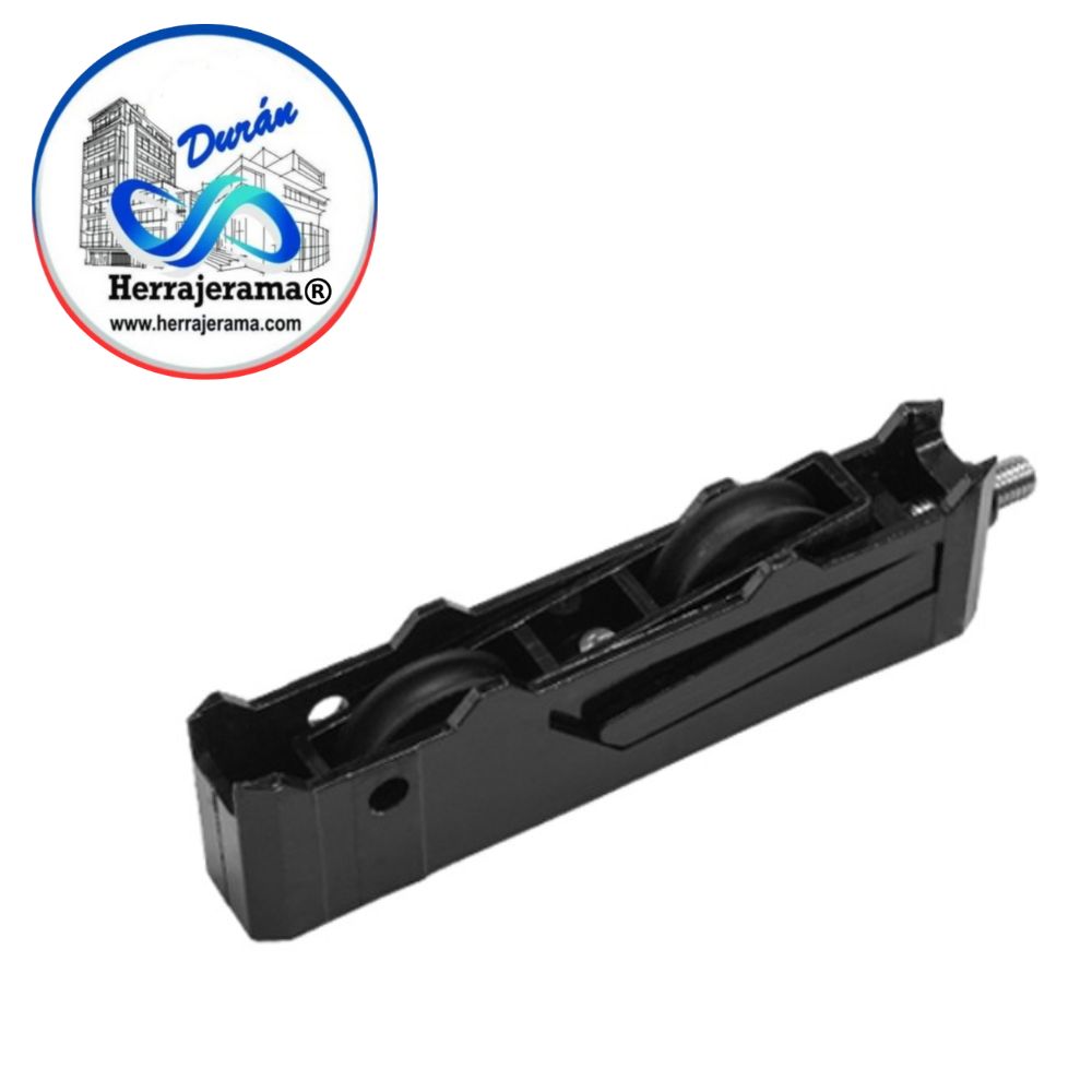 TECNOMX CARRETILLA AJUSTABLE DE DOS RODAJA DE NYLON CON BALEROS,MX65153