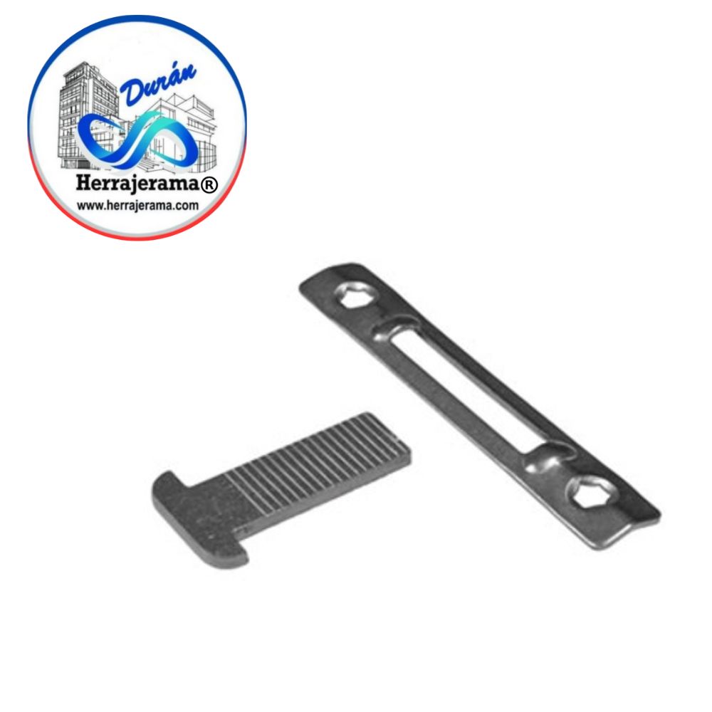 BRUKEN SET CONTRA Y GANCHO PARA JALADERAS DE EMBUTIR SERIE: SE80 Y 4600. MX67032
