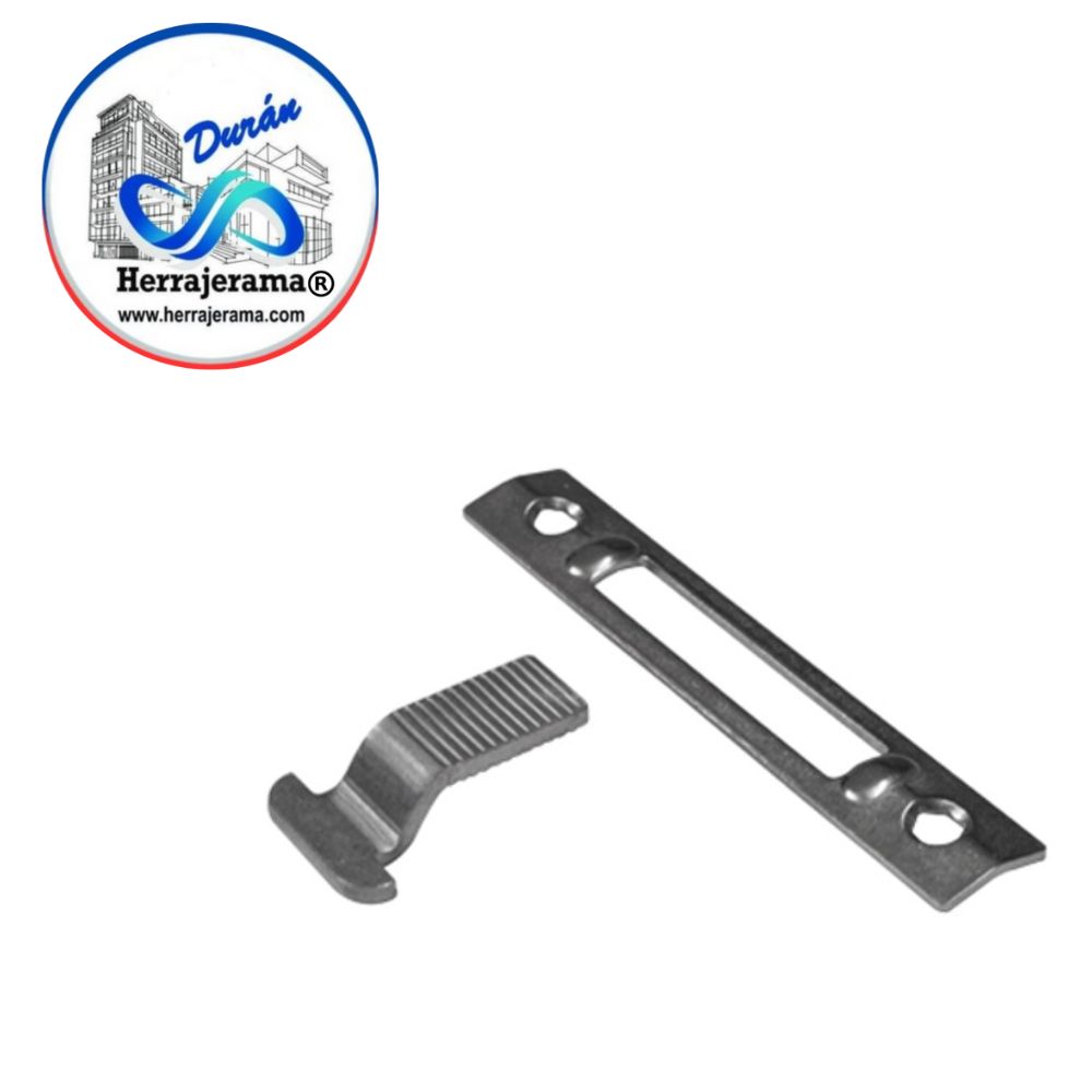 BRUKEN SET CONTRA Y GANCHO PARA JALADERAS DE EMBUTIR. MX67033