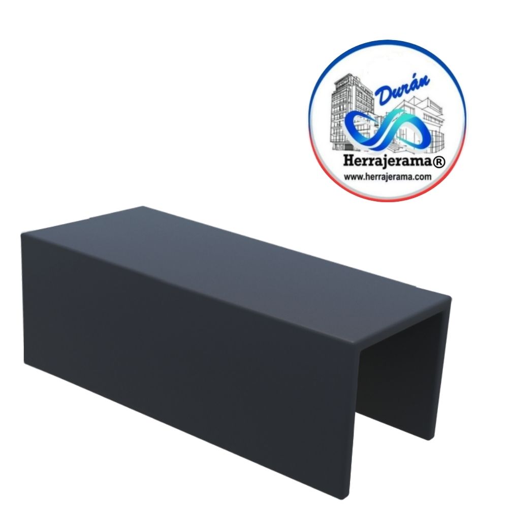 HERRALUM 1391001NE MINI RAILING EMPAQUE EPDM CRISTAL 10mm 6.00MT NEGR