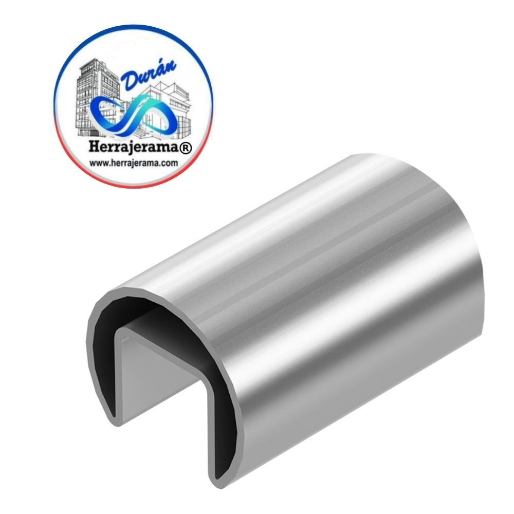 HERRALUM 1393001SA MINI RAILING CURVO PERFIL "U" ACE INXO 304 DE 6.00