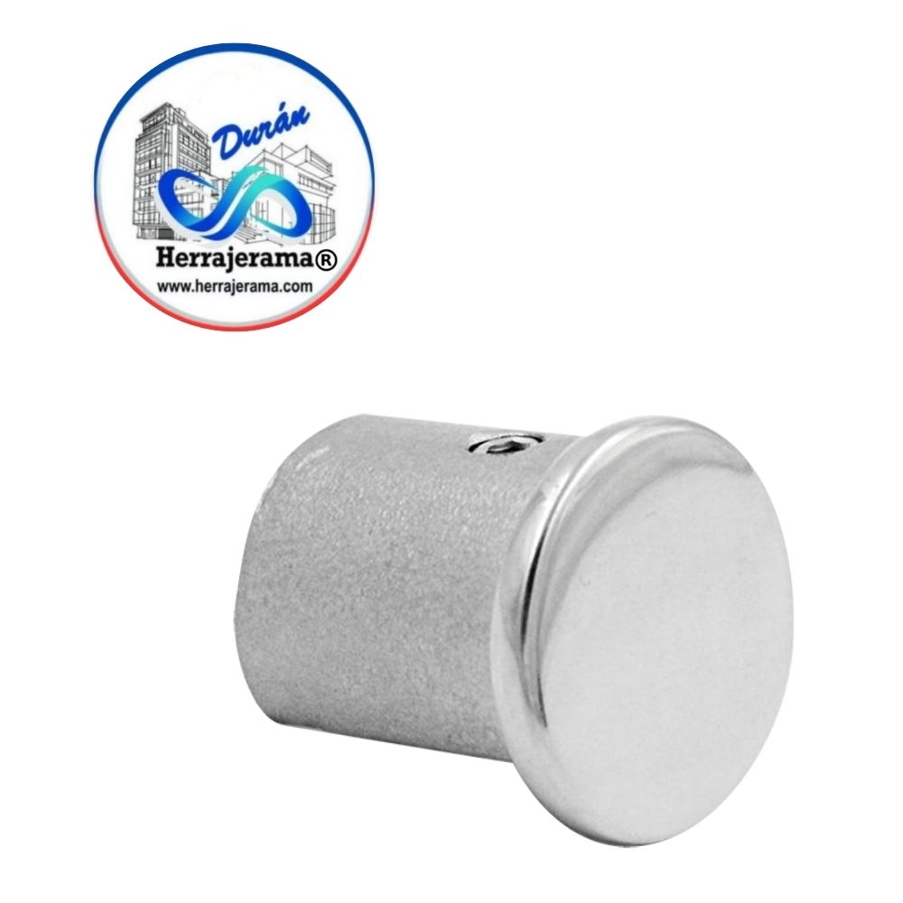 HERRALUM 1393005SA MINI RAILING CURVO TAPA FINAL ACE INOX 304 SATIN