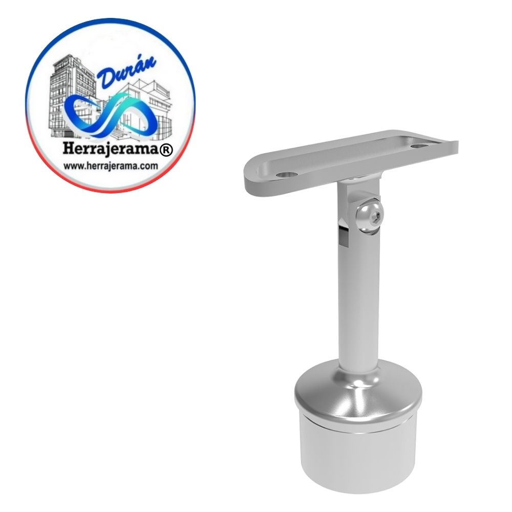 HERRALUM 1394008112SA BRND SOPORTE BASE MOVIL 75.0mm SS304 2" TUBO 38.1m