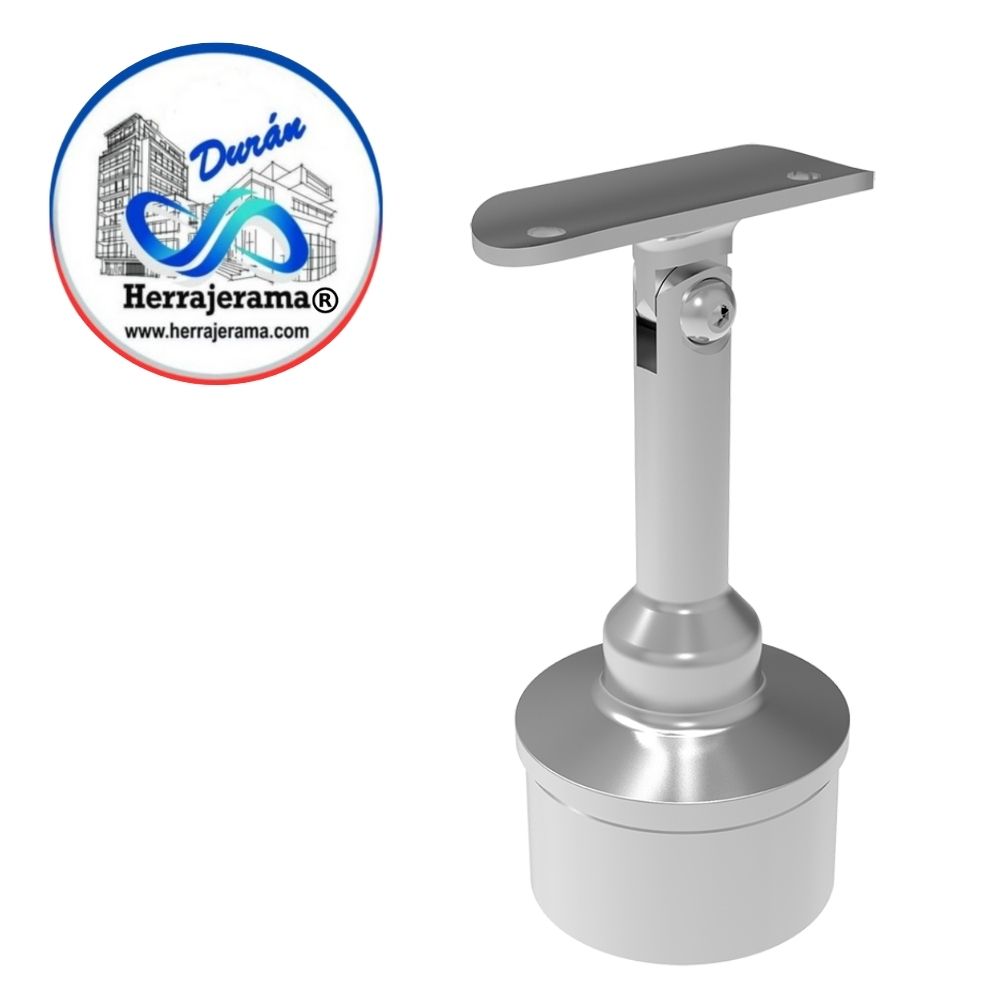 HERRALUM 1394075200SA BRND SOPORTE BASE MOVIL 80.0mm SS304 2" TUBO 50.8m