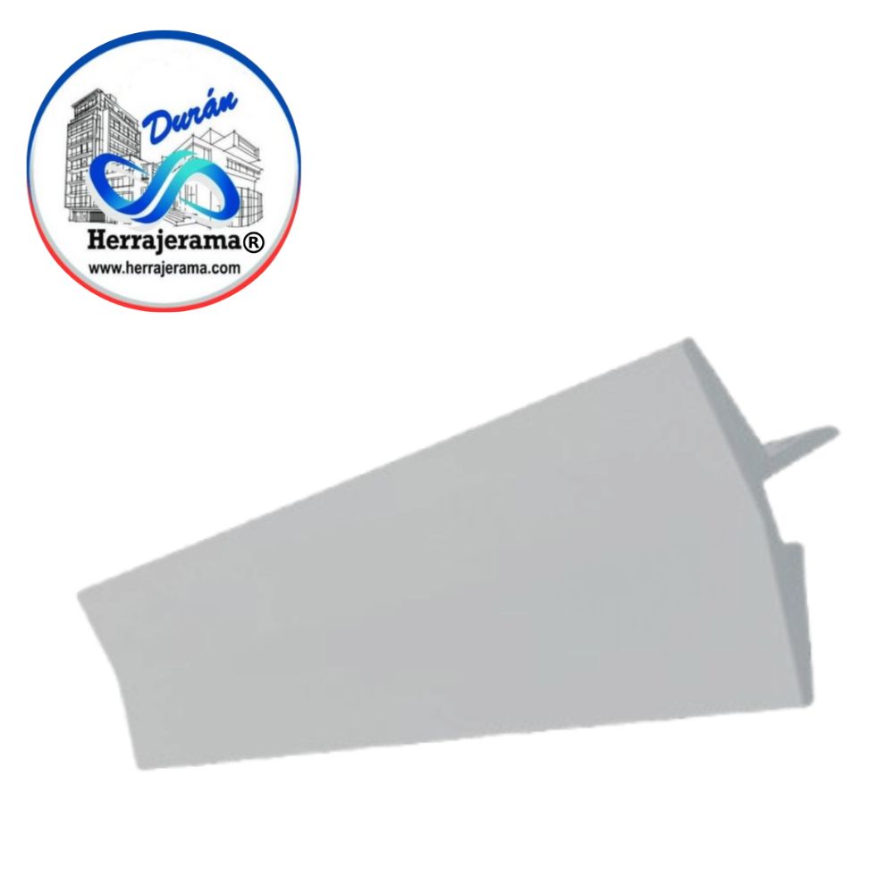TECNOMX PLACA DE EMPUJE 0.50 MT. S/BARRA ACABADO BLANCO MX65496