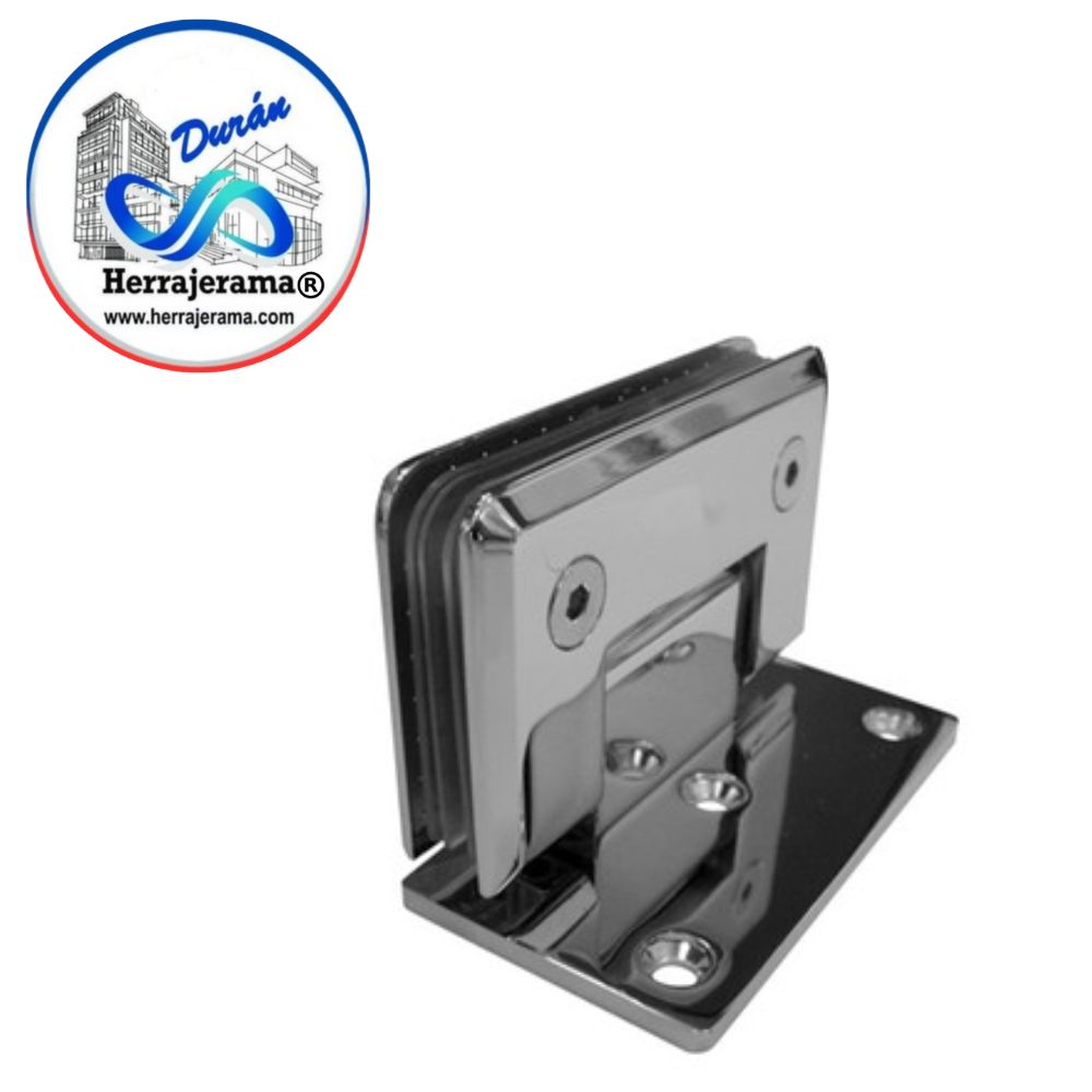 GALIER BISAGRA MURO-VIDRIO DESFASADA VIDRIO CROMO,MX65915