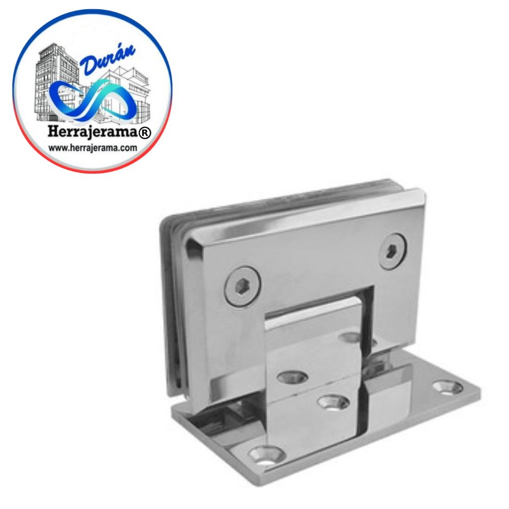 GALIER BISAGRA PARA BAÑO DESFASADA, MURO-VIDRIO ACERO INOX 201 SATÍN,MX65067