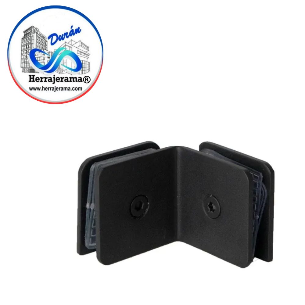 GALIER CLIP CUADRADO 90°, VIDRIO - VIDRIO, MX67853