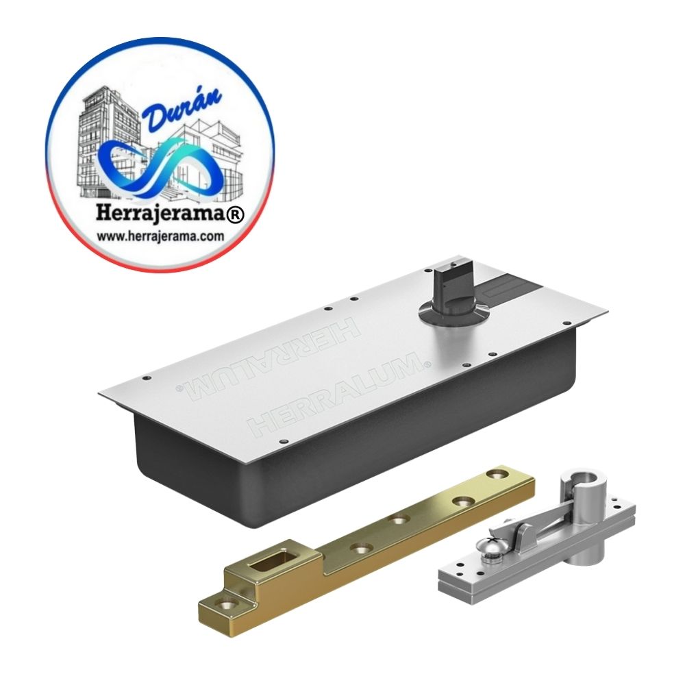 HERRALUM 141708000 BISAGRA HIDRULICA DE PISO 5 80KG