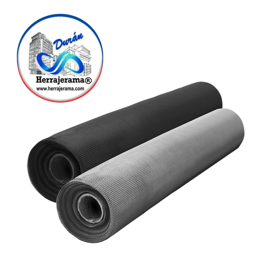 HERRALUM 1428075NE TELA P/46 FIBRA VIDRIO 10.0 MT X 0.75MT NEGRA