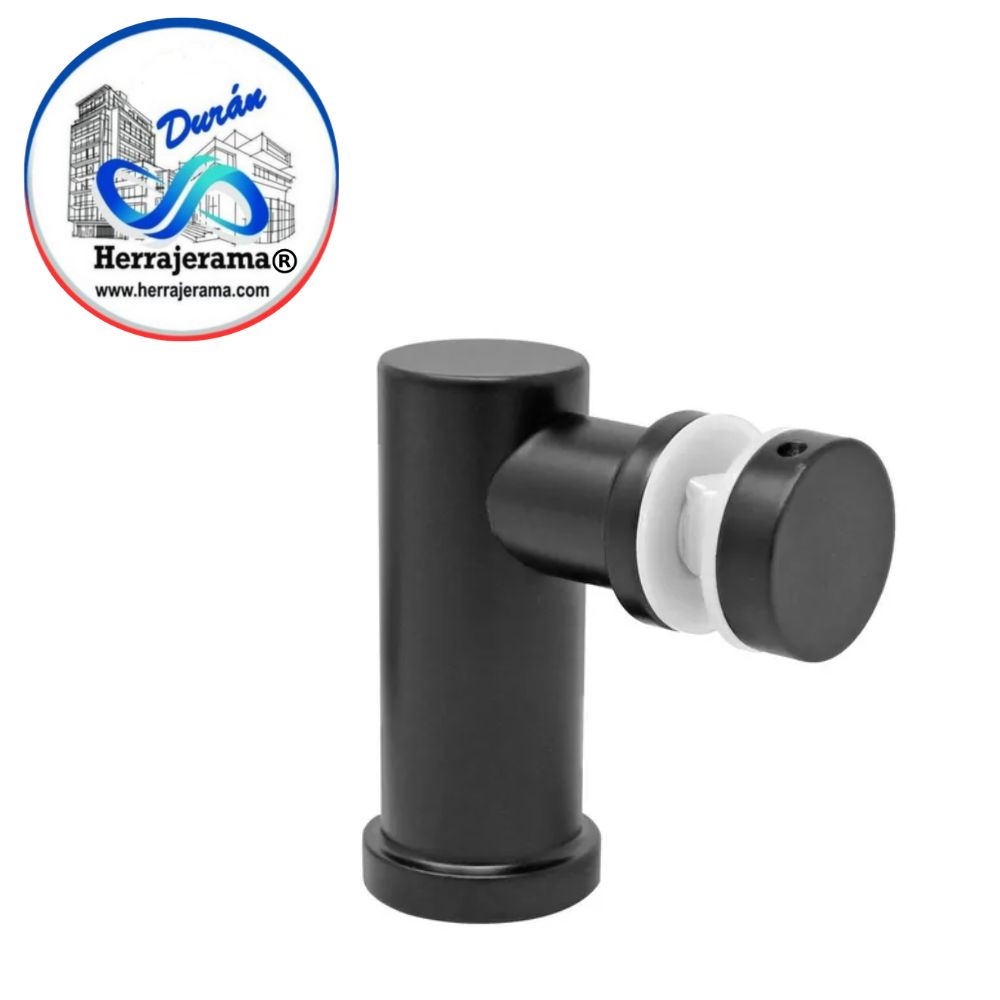 GALIER CONECTOR TIPO PIPETA, ACERO INOXIDABLE 201, NEGRO MATE MX67190