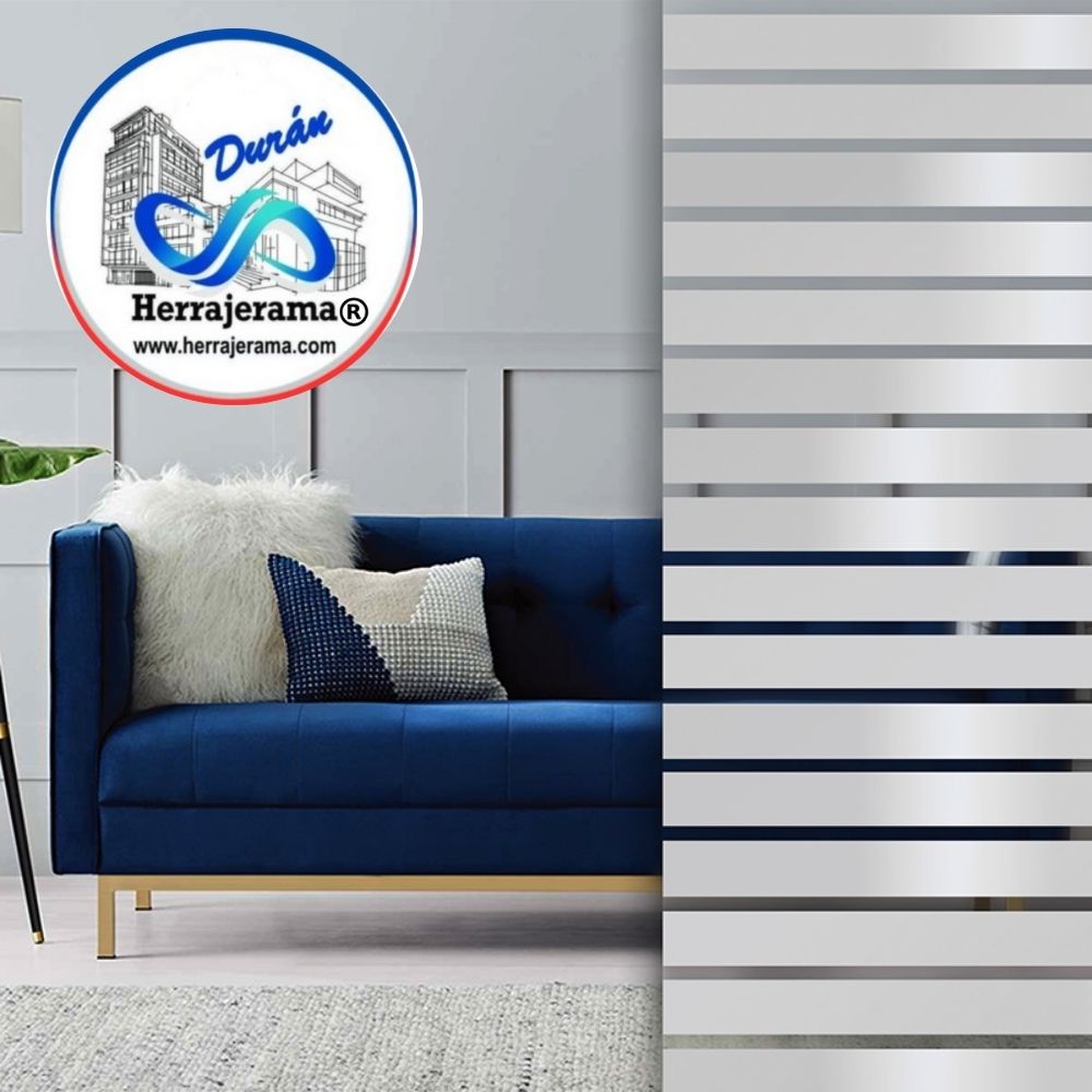 HERRALUM 154700000 PELICULA DECORATIVA MOD PF329F RAYAS CHICAS PLATA