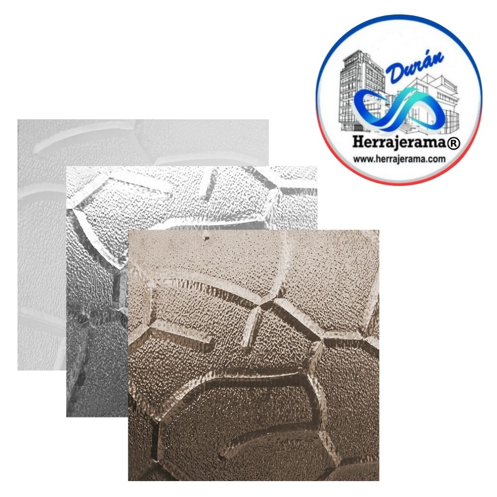 HERRALUM 1726180120CR LAMINA DE PLASTICO ROCA DE 1.80x1.20 MT CRISTAL