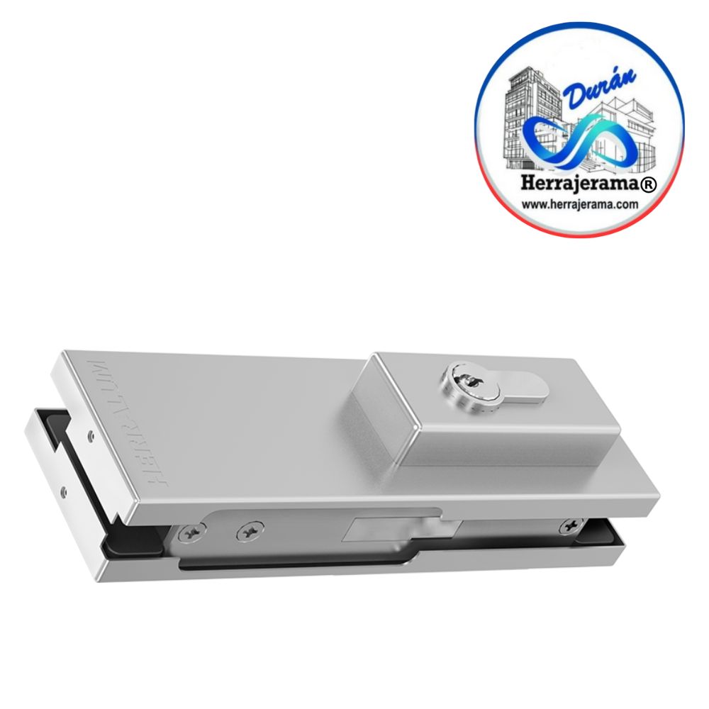 HERRALUM 1009000CO CHAPA WEIDER P/PUERTA DE VIDRIO CROMO