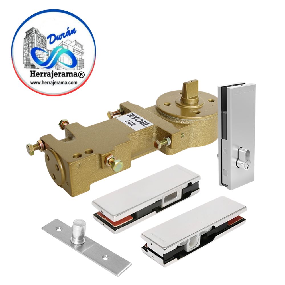 HERRALUM KIT DE INSTALACION DE PUERTA RYOHER 1001 SATIN
