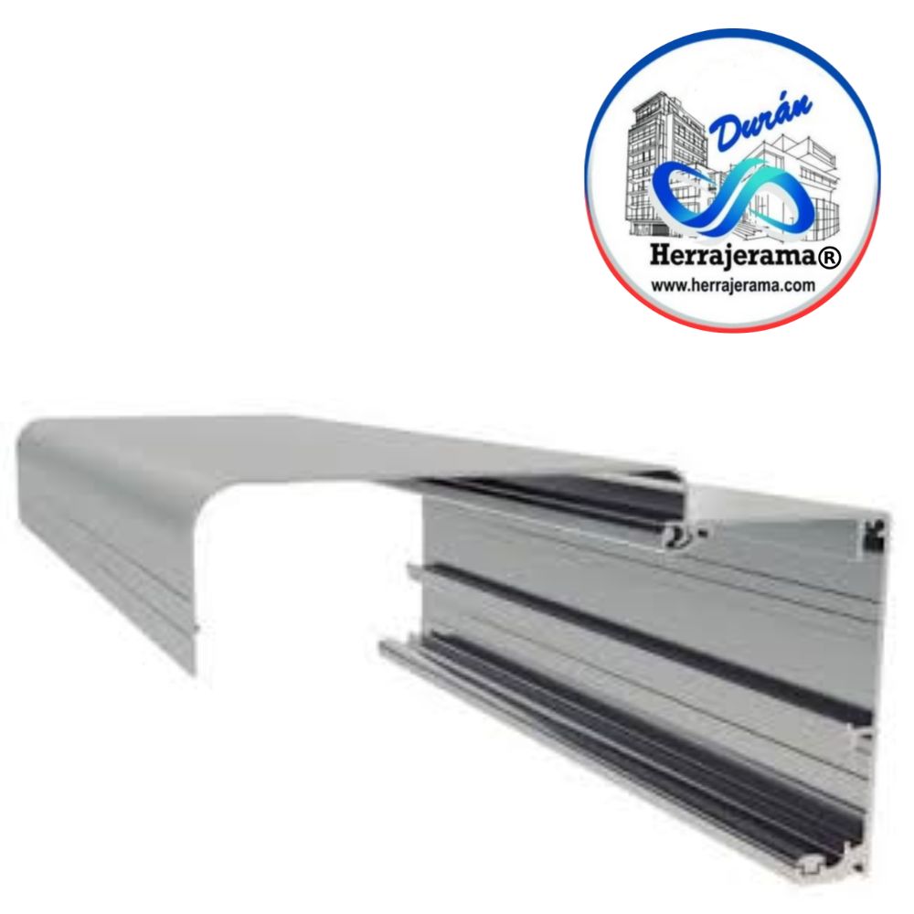 HERRALUM 1015032NA SISTEMA AUT HERRAMATIC PERFIL RIEL DE 5.10MT NATUR