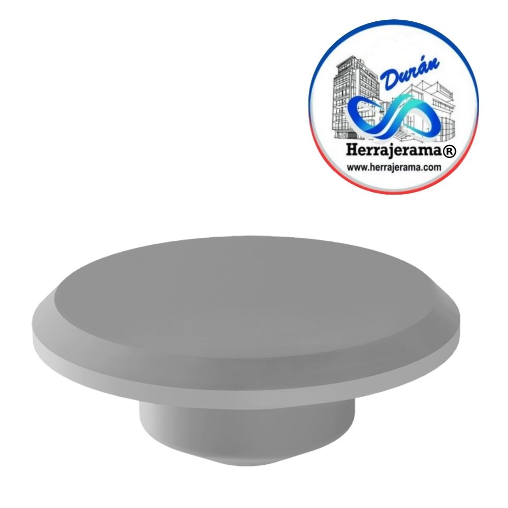 HERRALUM 2017000GR TAPON PARA CANCEL DE BANO 3/8 GRIS 100 PIEZAS