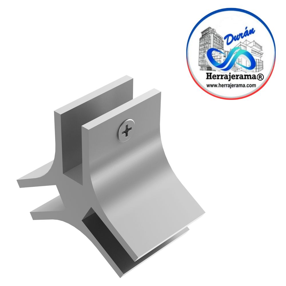 HERRALUM 1064000SA CONECTOR "Y" PARA VIDRIO DE 10mm SATIN
