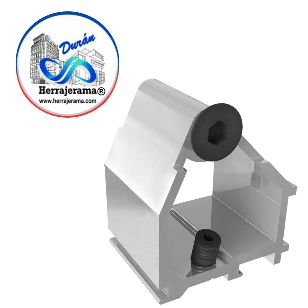 HERRALUM 204903100 UNION PILASTRA DE ALUM P/PUERTA SERIE 1400 MOD 131