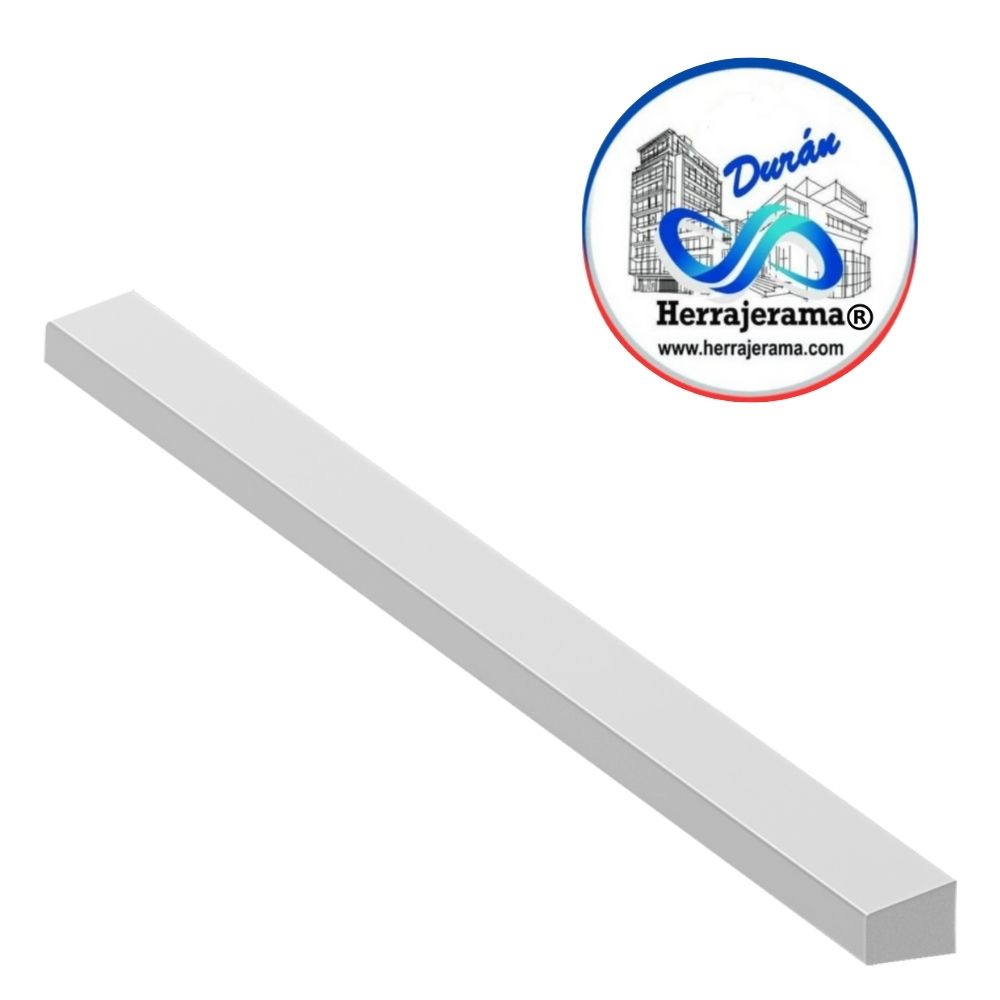 HERRALUM 2056100BL BARRA DE EMPUJE 1.00 MT BLANCA