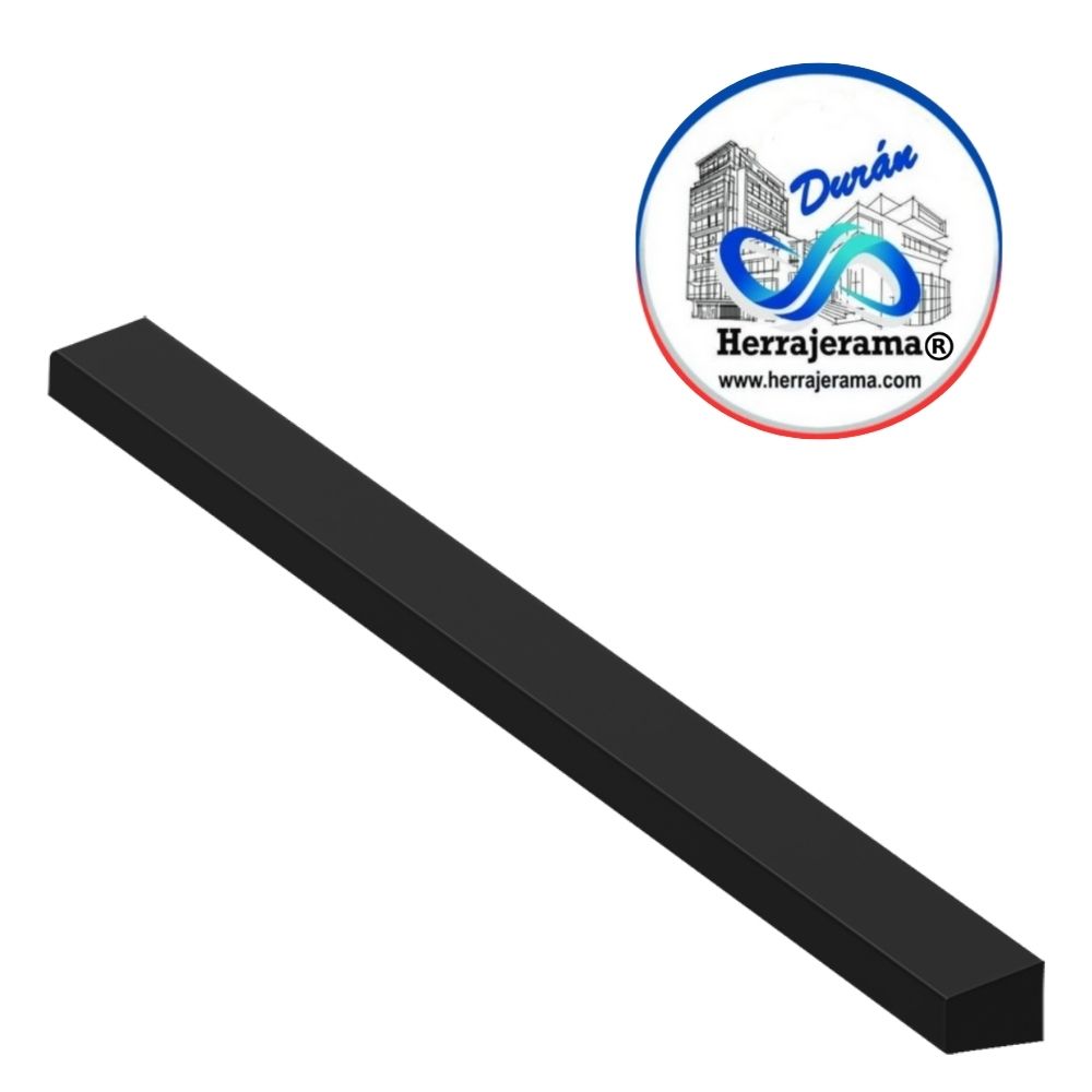 HERRALUM 2056100E4 BARRA DE EMPUJE 1.00 MT NEGRO