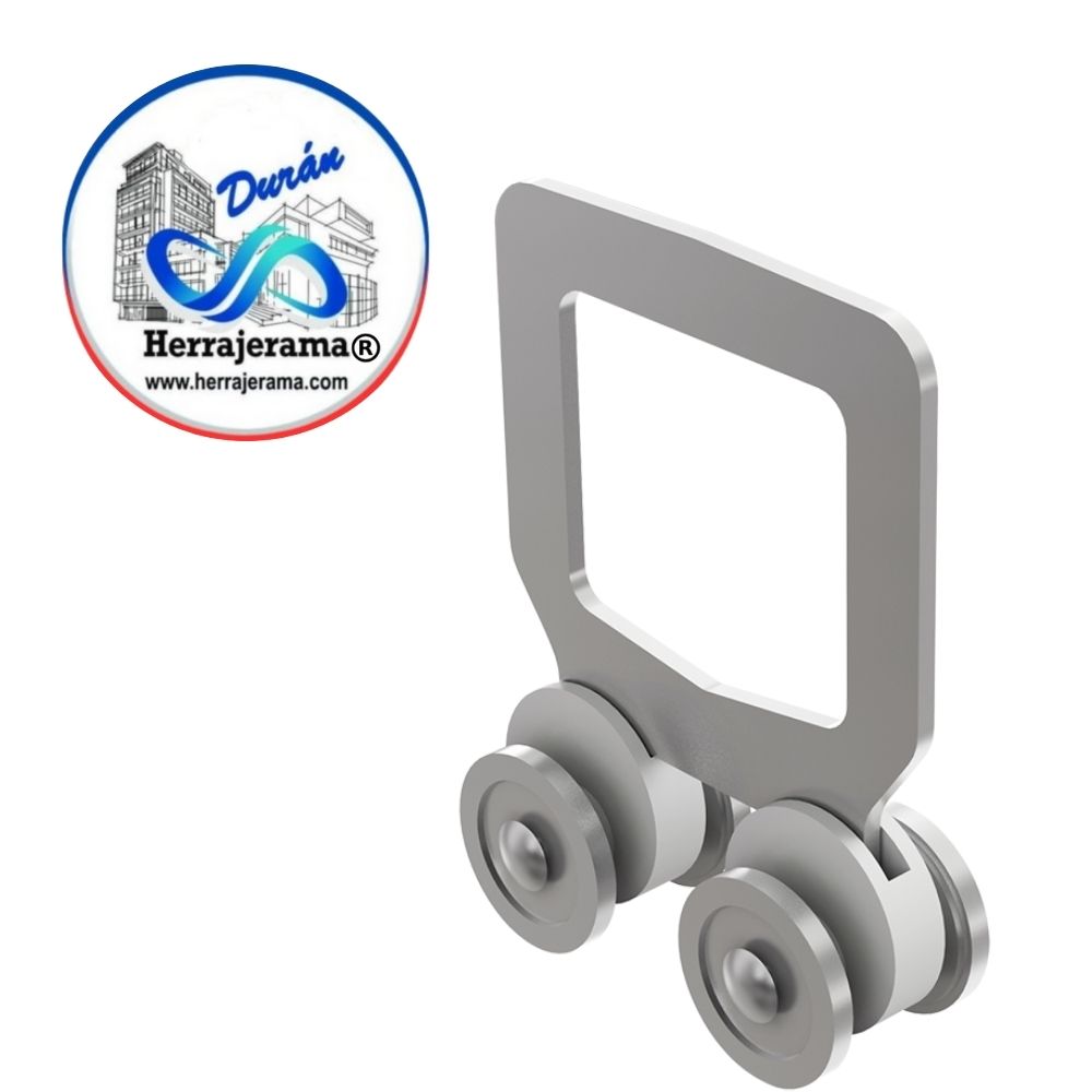 HERRALUM 206400000 CARRETILLA CG14 DE 4 RODAJAS P/CLOSET DE RIEL