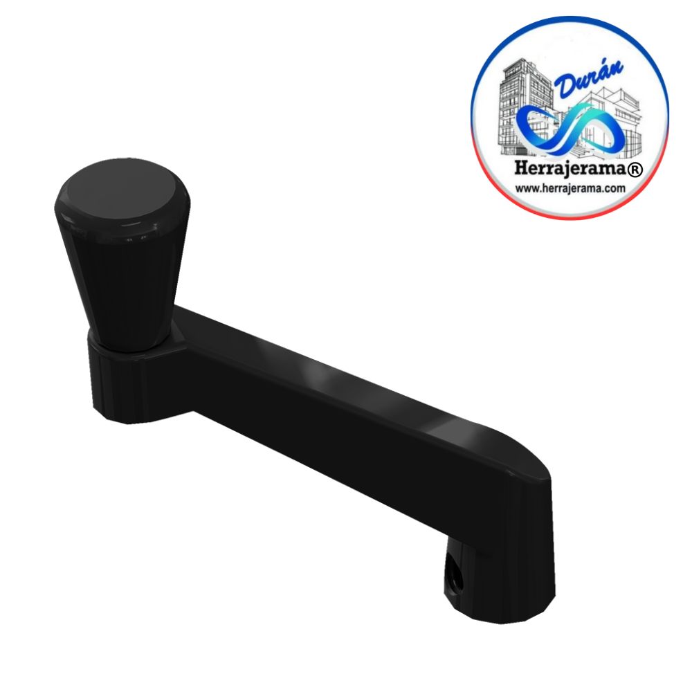 HERRALUM 1141400NE MANIVELA PARA OPERADOR DE BRAZO PROY 4" NEGRO