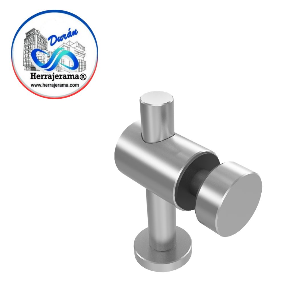 HERRALUM 1146000SA CONECTOR PIPETA AC INOX 304 AJUSTE VERTICAL SATIN