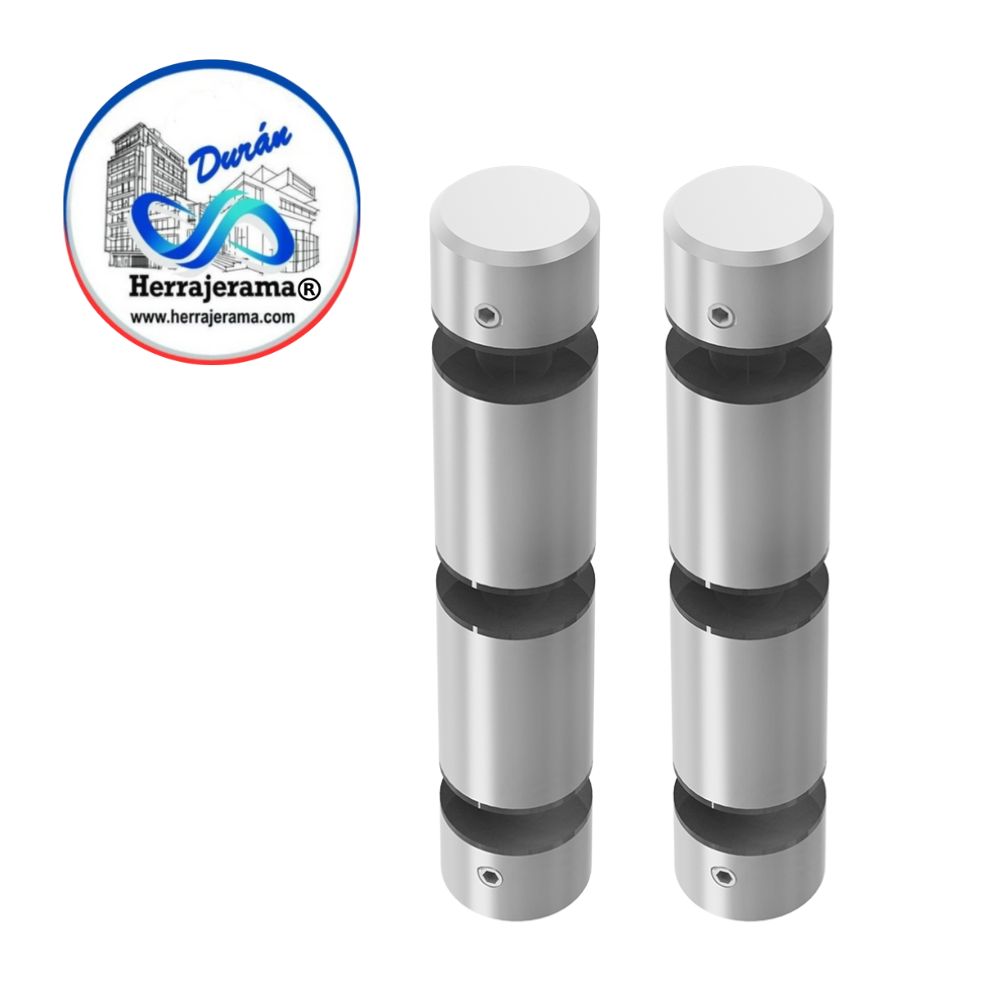 HERRALUM 2151008GR ESPACIADOR COYOACAN JALADERA CRISTAL 8-12mm GRIS
