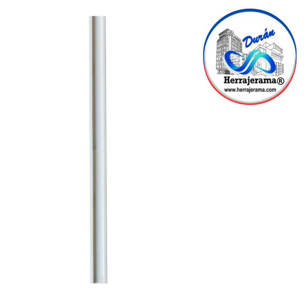 HERRALUM 1155003GO MM TUITO PERFIL DE PVC 2.50MT LARGO GRIS OSCURO