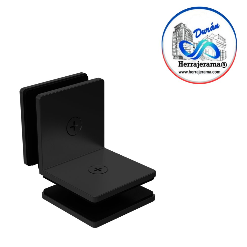 HERRALUM 1161090NE CONECTOR RECTO VID-VID 90° MOD 725 NEGRO