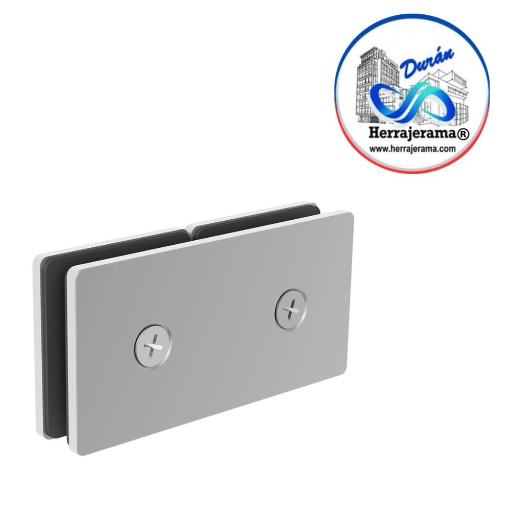 HERRALUM 1161180CO CONECTOR RECTO VID-VID 180° MOD 724 CROMO