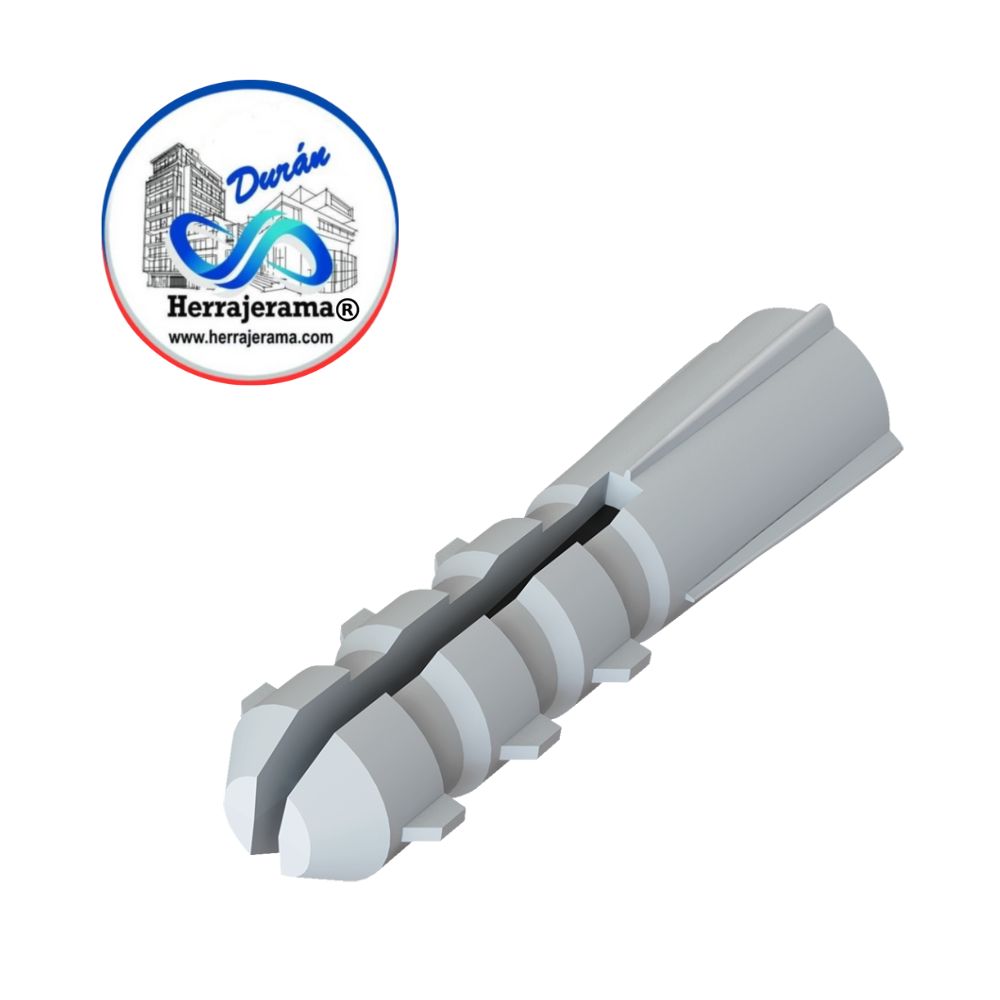 HERRALUM 2162000GR TAQUETE DE PLASTICO DE 1/4" GRIS (CJ100)