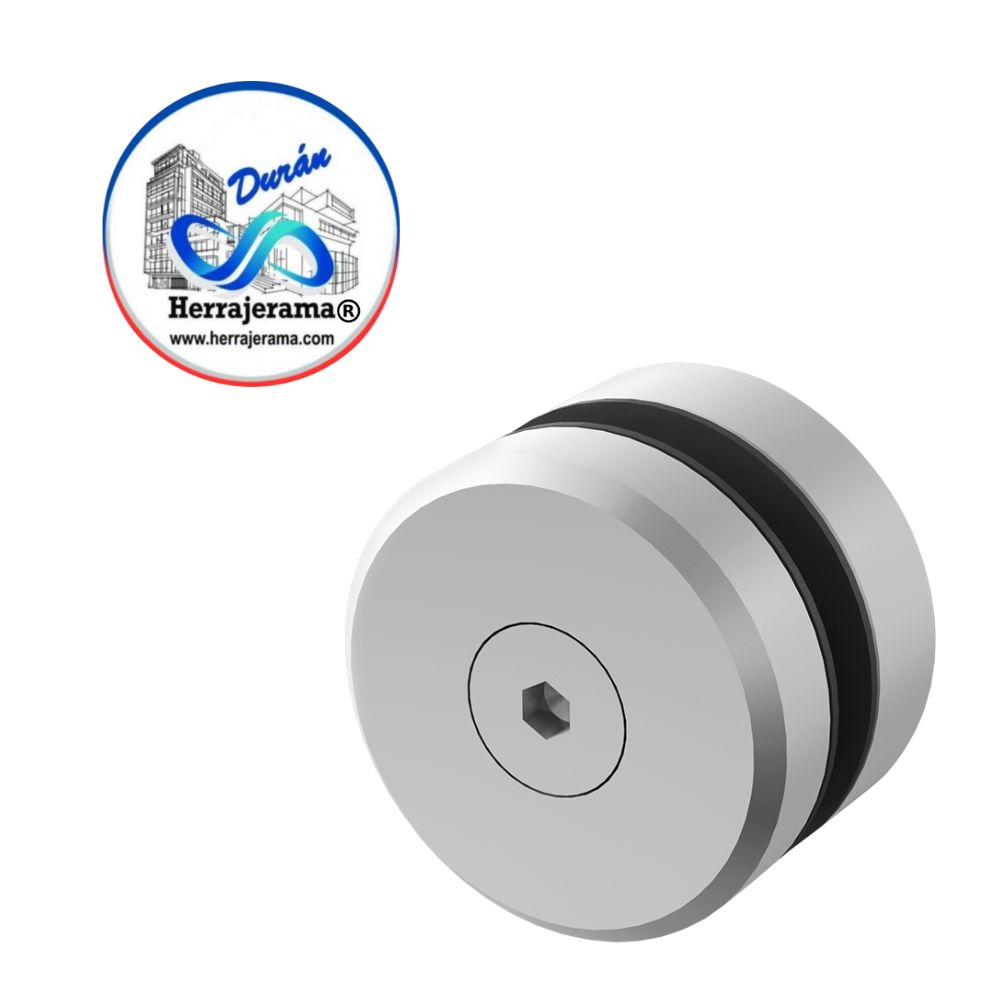 HERRALUM 2231000SA CONCETOR CIEGO ACERO INOX P/VIDRIO TEMP SAT