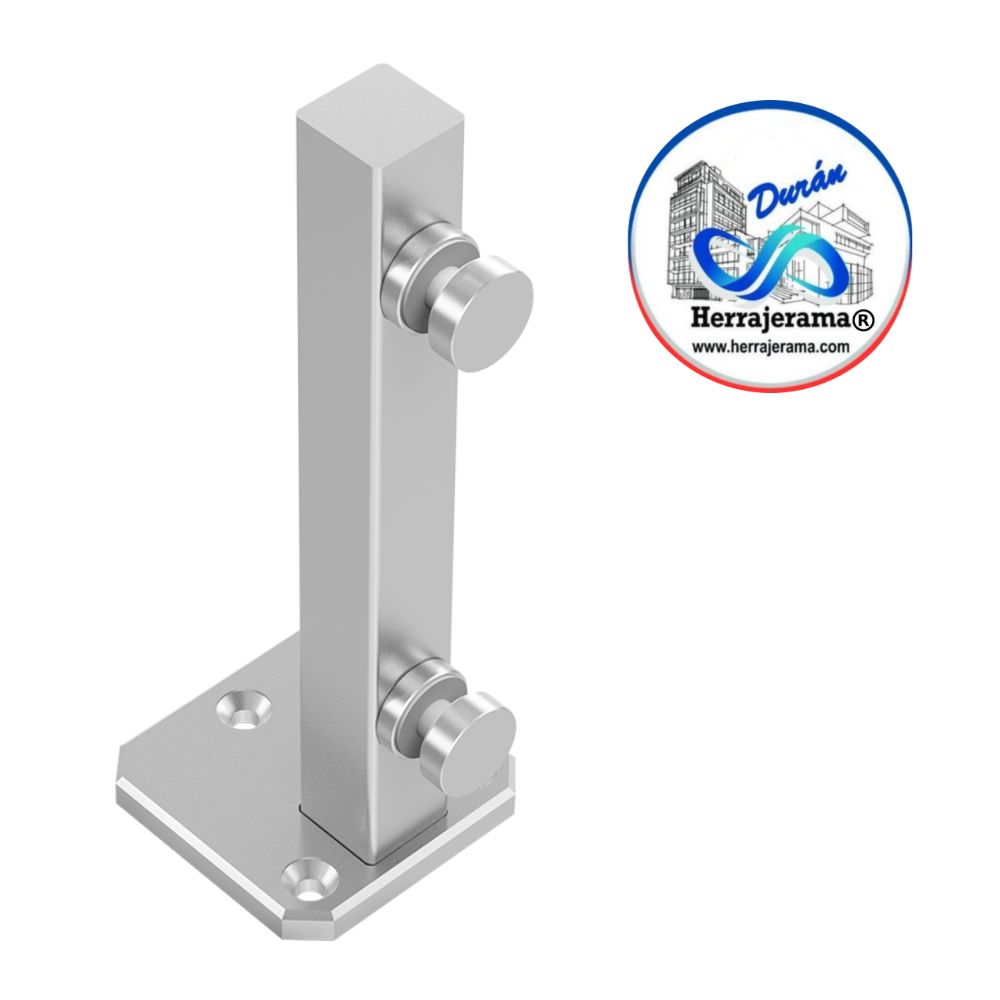 HERRALUM 2324025SA POSTE CUADRADO 3X3 AC-INOX T304 C20 DE 0.25MT SAT