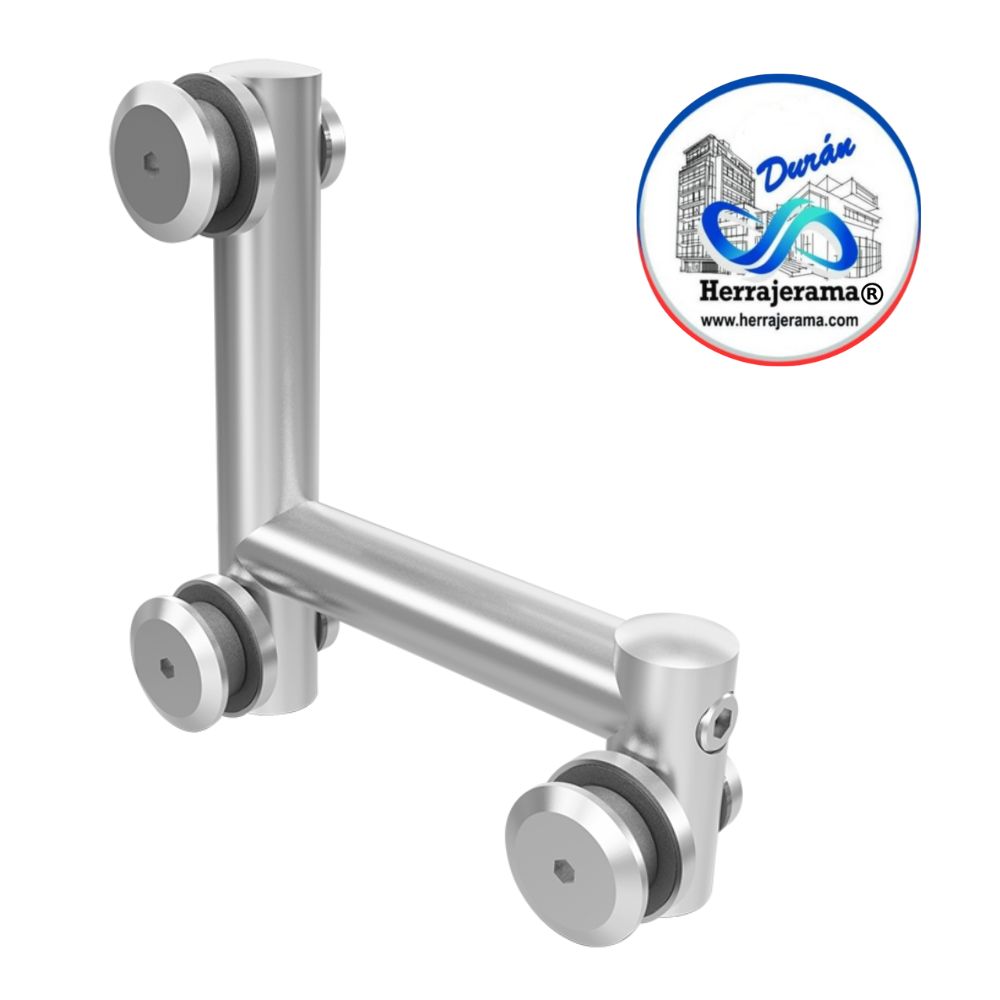 HERRALUM 1264000SA HERRAJES SUPERIOR "L" AC INOX CD GUZMAN SA